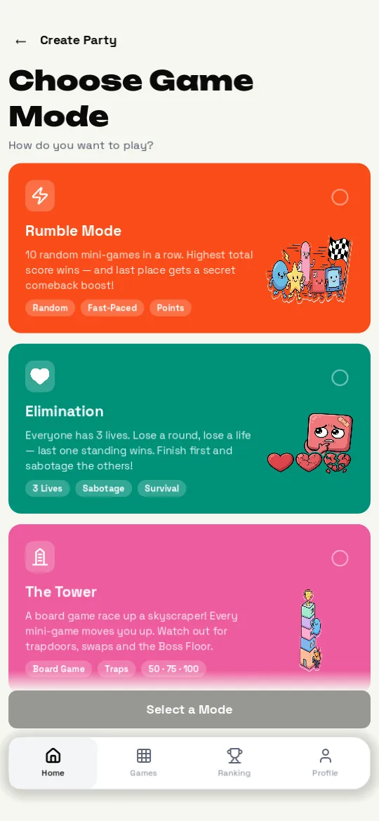 Rumble, Elimination, The Tower…